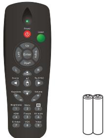 OPTOMA EW631 - Contenu de l'emballage - 2