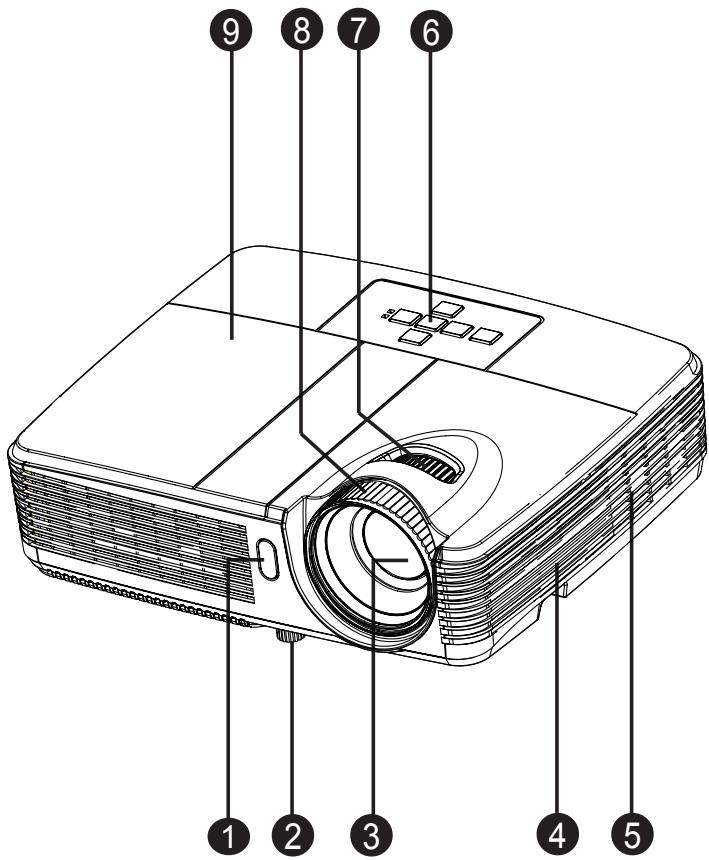 OPTOMA EW631 - Vue de devant - 1