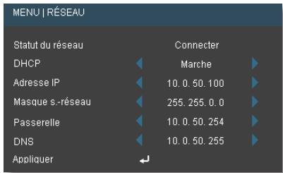OPTOMA EW766 - DHCP ACTIVE : - 1