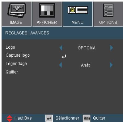OPTOMA EW766 - REGLAGES | Avances - 1