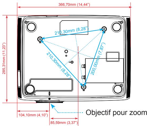 OPTOMA EW766 - Installation au plafond - 3
