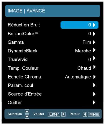OPTOMA EW865 - IMAGE | Avancé - 1