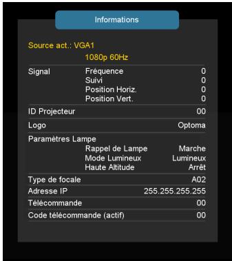 OPTOMA EW865 - Informations - 1