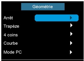 OPTOMA EW865 - AFFICHER | Géométrie\* - 1