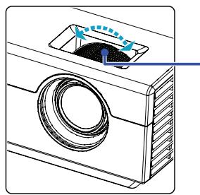OPTOMA EX530 - Réglage de la mise au point (Série Zoom fixe) - 1