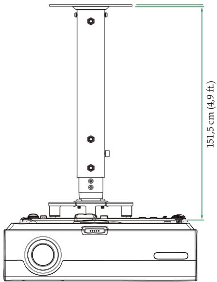 OPTOMA EX532 - Installation au plafond - 3