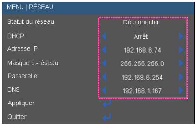 OPTOMA EX540i - Comment utiliser un navigateur web pour contrôler votre projecteur - 1
