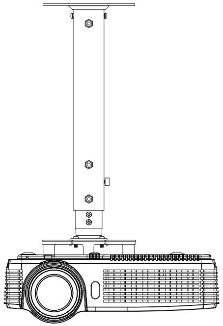 OPTOMA EX551 - Montage au plafond - 2