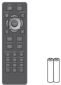 OPTOMA EX551 - Contenu de l'emballage - 2