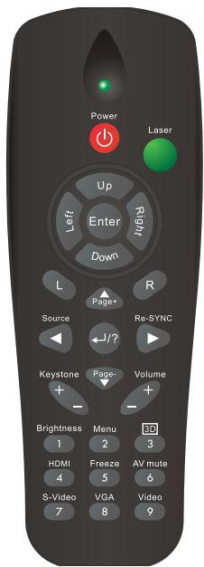OPTOMA EX551 - Volume +/- - 1