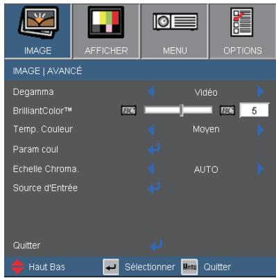 OPTOMA EX612 - IMAGE | Avancé - 1
