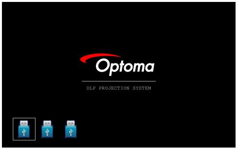 OPTOMA EX685UTis - Comment Utiliser le lecteur de Carte - 1