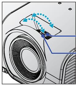 OPTOMA EX779i - Réglage du Zoom / Mise au point - 1