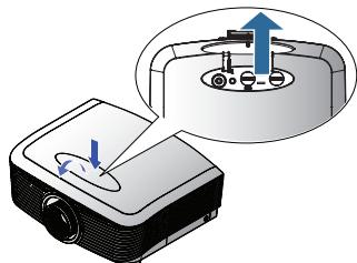 OPTOMA EX785 - Démontage de l'objectif du projecteur - 1