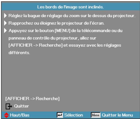 OPTOMA EX785 - L'image est trop petite ou trop grande - 1