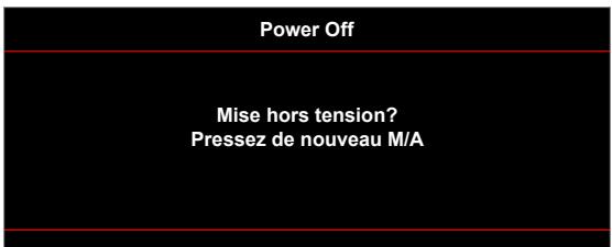 Power Off Mise hors tension? Pressez de nouveau M/A