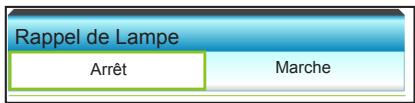 OPTOMA GT5500 - Rappel de Lampe - 1