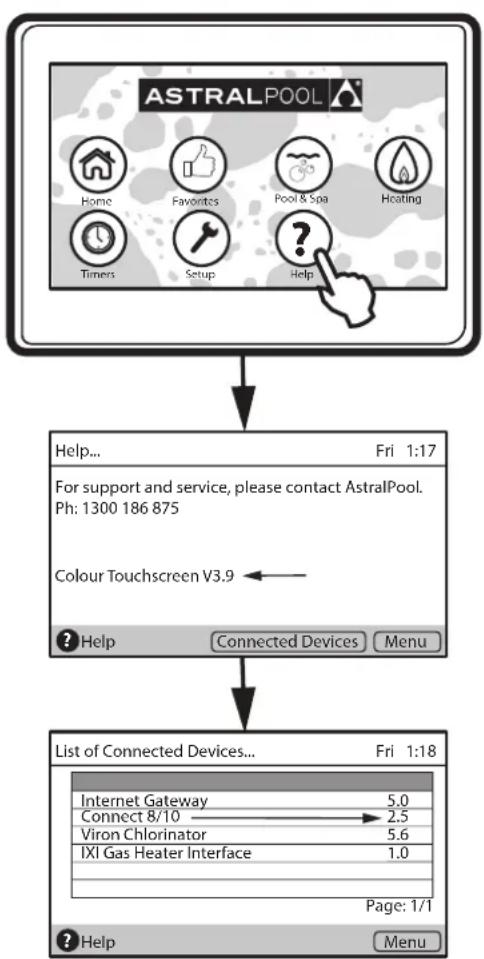 ASTRALPOOL IXI 200 - Connect 10 Touchscreen Setup - 1