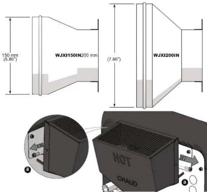 150 mm (5.86") WJXI150IN200 mm (7.86") WJXI200IN a HOT CHAUD a
