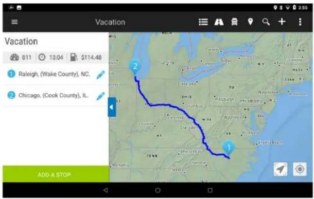 Vacation 811 13:04 $114.48 Raleigh, (Wake County), NC. Chicago, (Cook County), IL. ADD A STOP