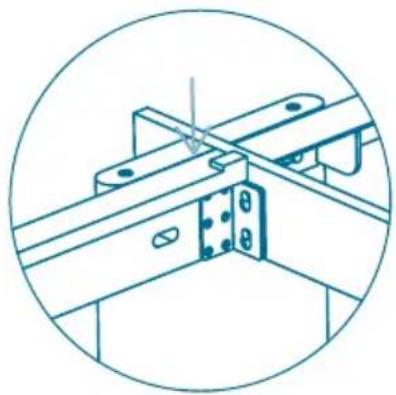 Koala Kirribilli Bed - Slot the end panel to the foot-end legs - 5