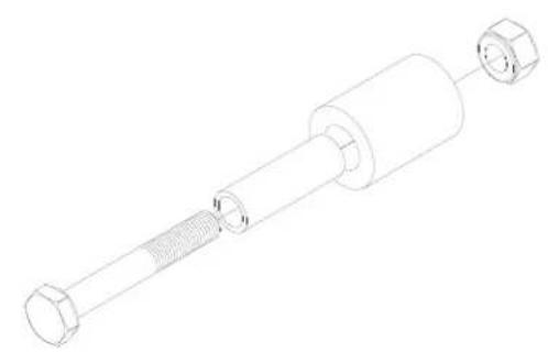 Jackson AJX-44 - SECTION 5: PARTS SECTION PAWL BAR ROLLER BRACKET - 1