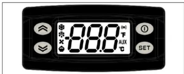 -8.00 (°C) T AUX °C SET