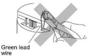 Green lead wire
