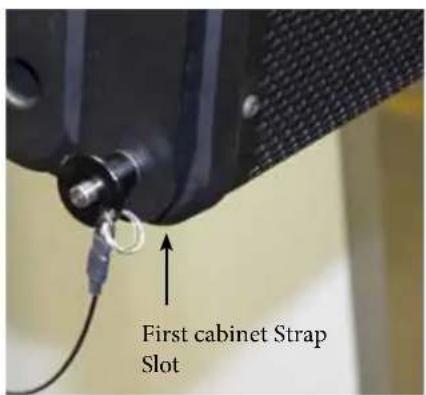 First cabinet Strap Slot