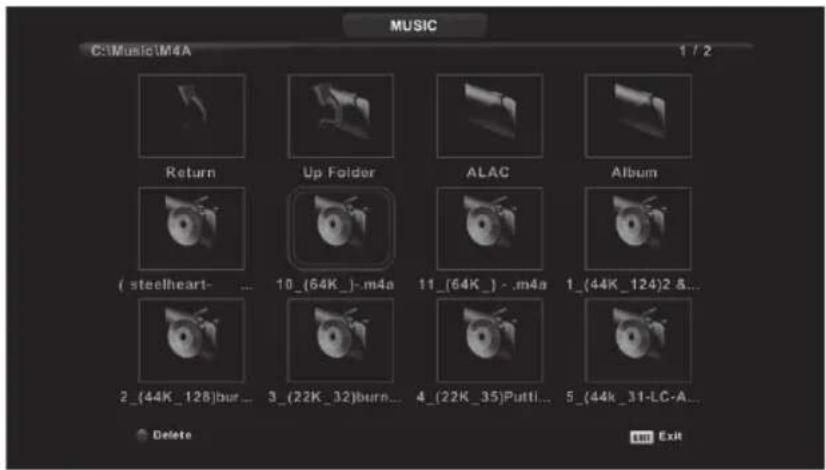 MUSIC C:\Music\M4A 1 / 2 Return Up Folder ALAC Album ( steelheart- ... 10_(64K_)-.m4a 11_(64K_)-.m4a 1_(44K_124)2 &... 2_(44K_128)bur... 3_(22K_32)burn... 4_(22K_35)Puttl... 5_(44k_31-LC-A... Delete Exit