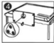 Kunft K5128X22H - Instruções de Instalação do Su- porte da TV - 4