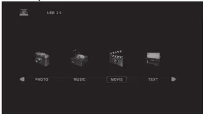 USB 2.0 PHOTO MUSIC MOVE TEXT