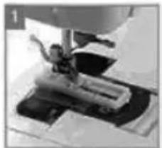 Kunft KSM2612 - Installing and changing the presser foot - 4