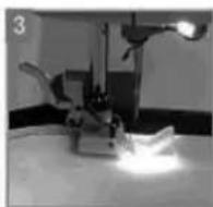 Kunft KSM2612 - Costura de cremalleras - 3