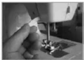 Kunft KSM2612 - Installing and changing the presser foot - 2