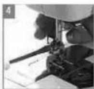 Kunft KSM2612 - Presser foot support configuration - 4