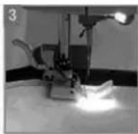 Kunft KSM2612 - Zipper sewing - 3