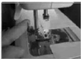 Kunft KSM2612 - Installing and changing the presser foot - 3