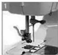 Kunft KSM2612 - Installing and changing the sewing needle - 1