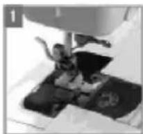 Kunft KSM2612 - Instalación y cambio del prensa-telas - 3