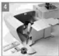 Kunft KSM2612 - Extracción e instalación de la caja de accesorios [25]: - 4