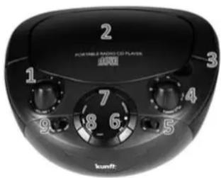2 PUMBLE RADIO & PLAYER 1 3 7 4 8 6 5 9 kunft