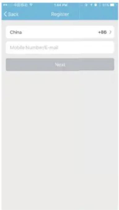 Back Register China +86 > Mobile Number/E-mail Next