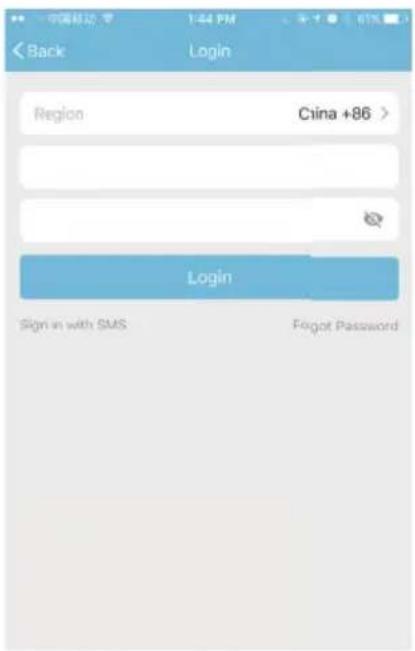 Back Login Region China +86 > Login Sign in with SMS Forgot Password