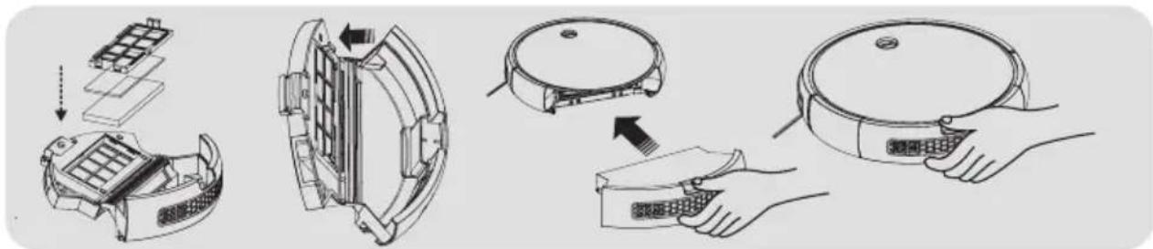 Kubo KBVVC4527 - Cleaning the dustbin - 5