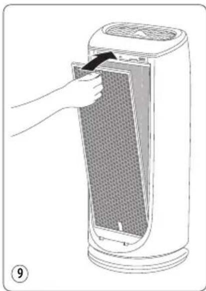 TEFAL Intense Pur Air PU6065 - DISASSEMBLING/REASSEMBLING FILTERS - 6
