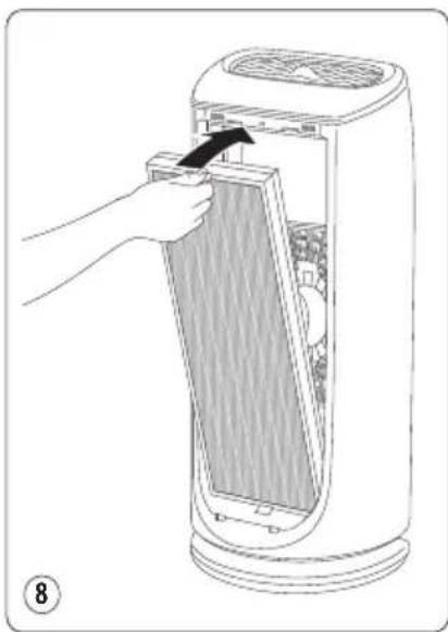TEFAL Intense Pur Air PU6065 - DISASSEMBLING/REASSEMBLING FILTERS - 5