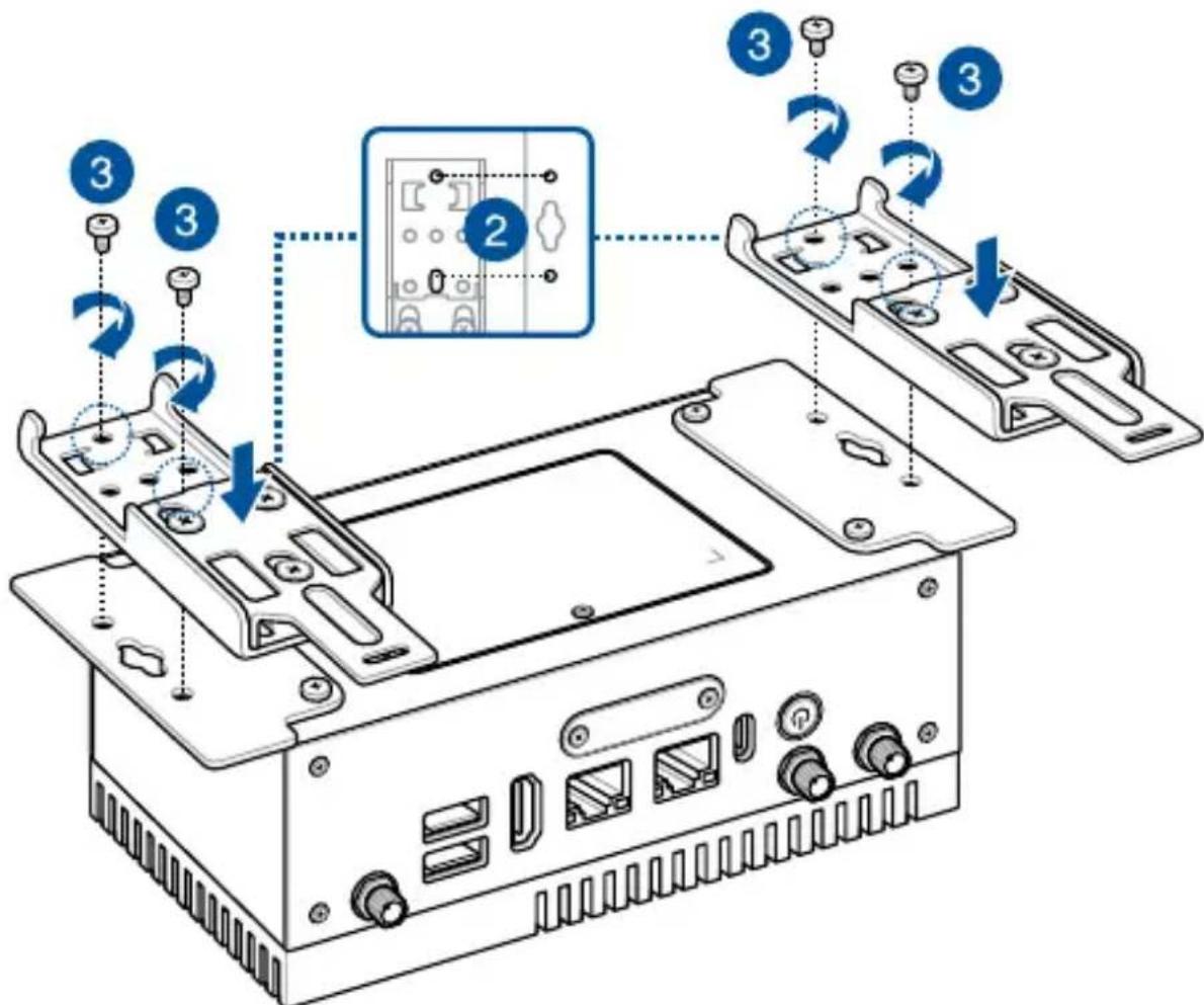 Diagram of an internal computer drive showing labeled components and directional arrows indicating assembly or operation.