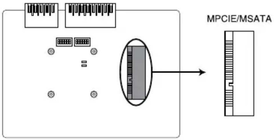 ASUS PE100A - mPCIe / mSATA slot - 1
