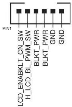 PIN1 LCD_ENABKLT_CN_SW H_LCD_BL_PWM_SW BLKT_PWR BLKT_PWR GND GND